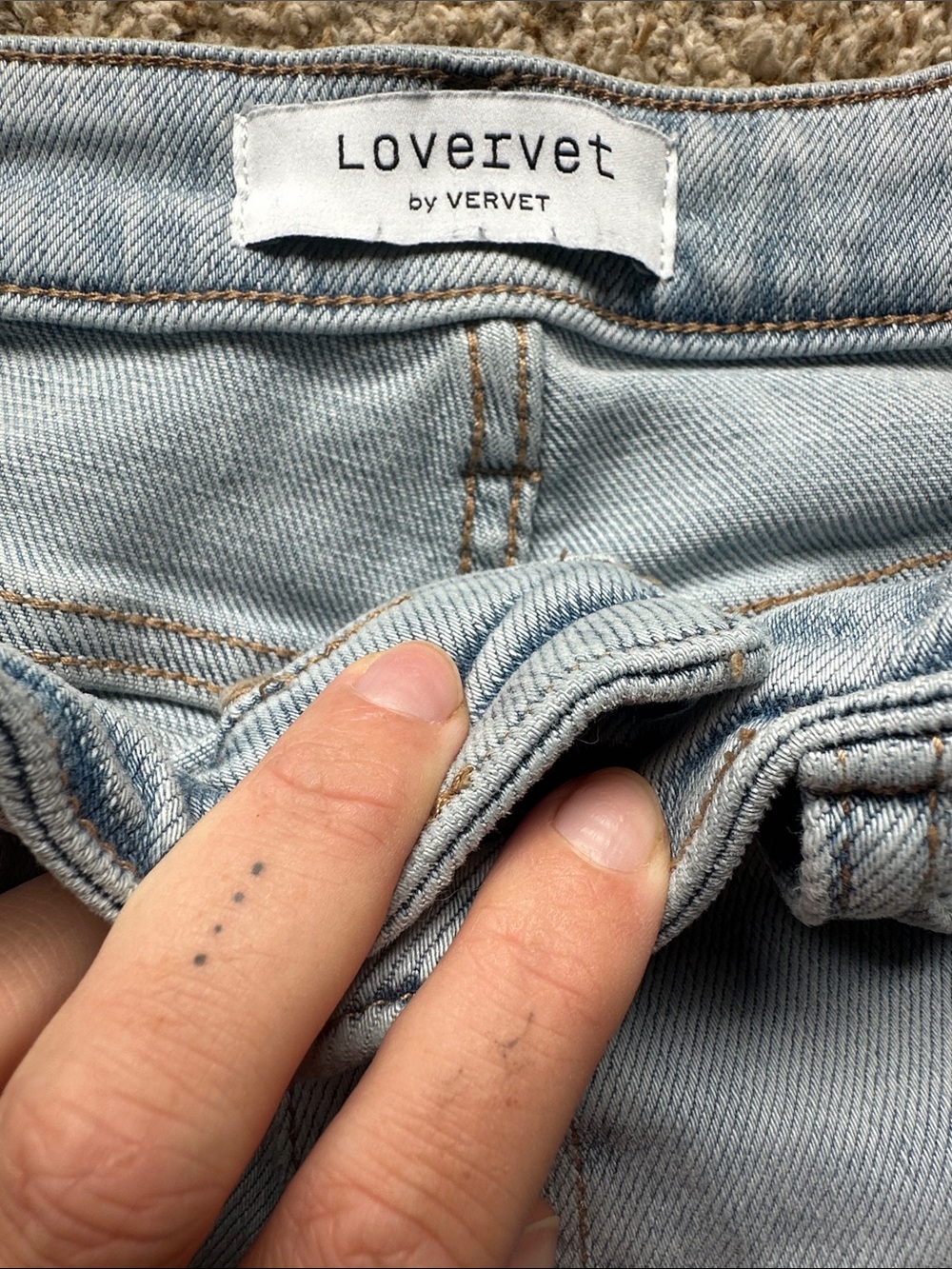 Light Blue Women's Straight-Leg Jeans - Picture 2 of 4